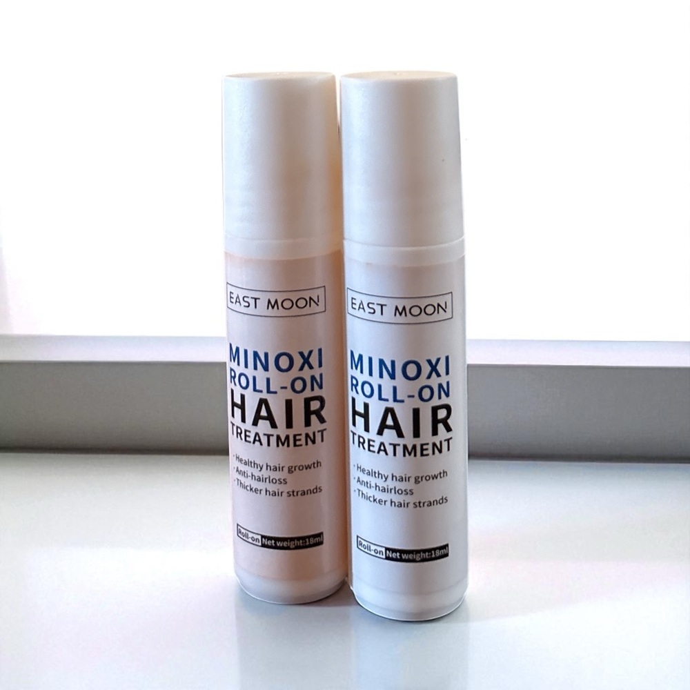 ⚫️ x2 East Moon Roll-On Hair Growth-X Bundle New 18 ml Each